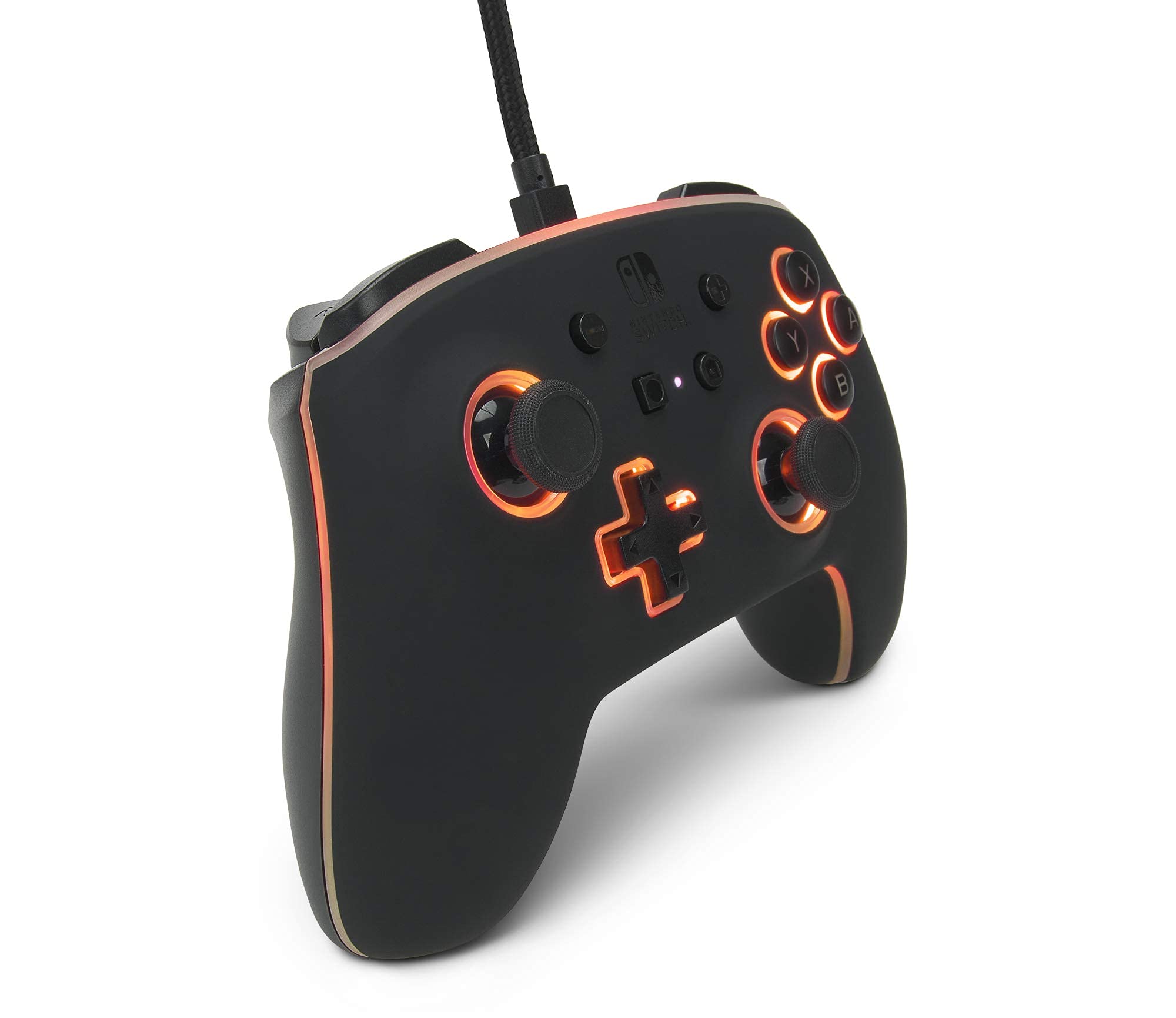 PowerA Spectra Enhanced Wired Controller for Nintendo Switch - Officially Licensed Gaming Gamepad with LED Light Effects | Perfect for Mario Kart, Super Smash Bros & Multiplayer Gaming Sessions