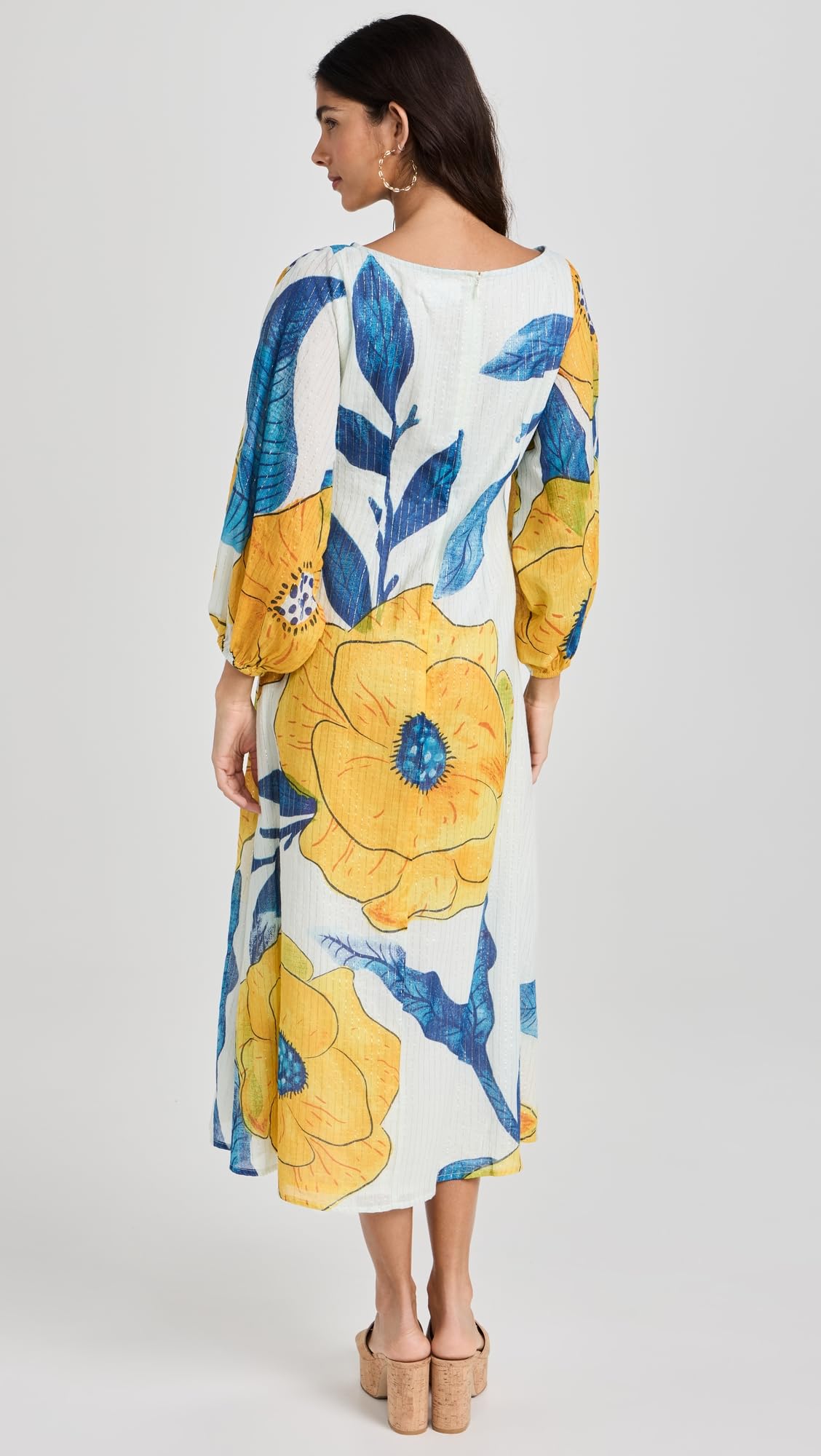 Women's Simona Dress - Elegant Flowy Midi Dress for Casual & Party Wear | Perfect for Date Nights, Weddings & Office Outfits