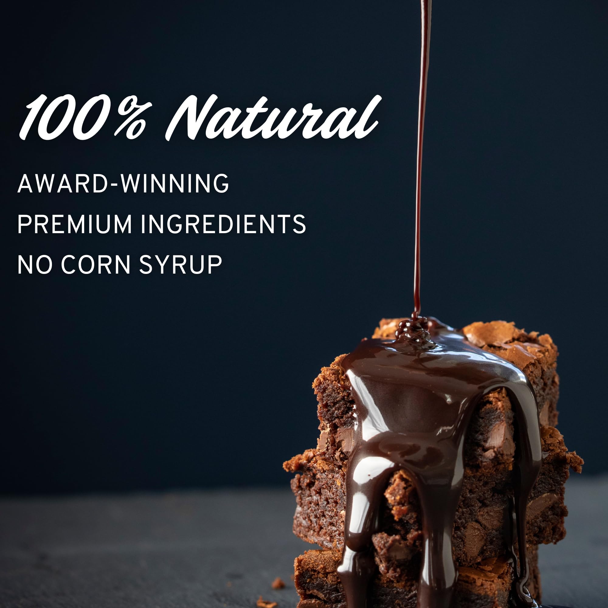 Sunday Night Founder’s Reserve Premium Chocolate Sauce - Rich Sweet Brownie Flavor with Vanilla & Caramel, Homemade Hot Fudge Topping, No Artificial Preservatives, 9 oz - Perfect for Ice Cream, Desserts, and Baking