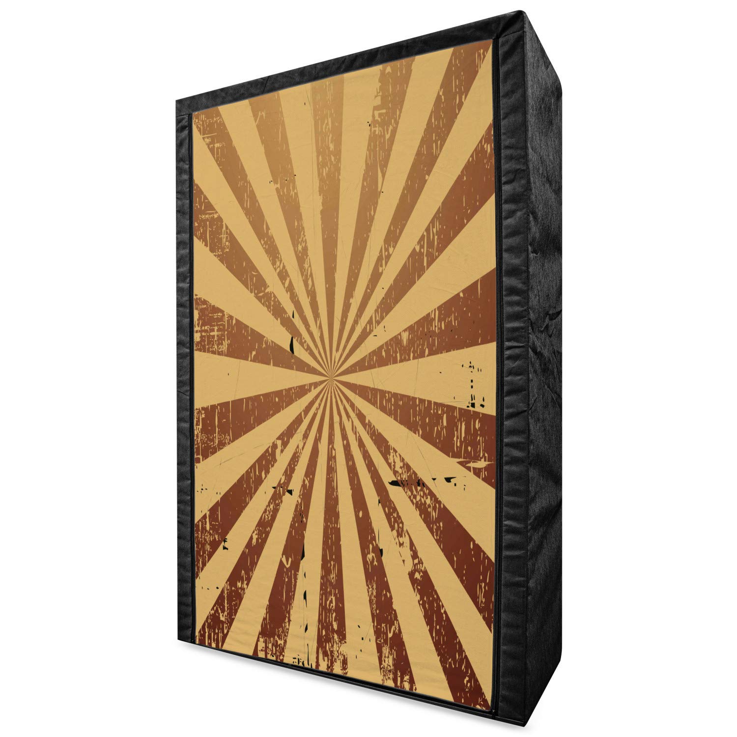 Ambesonne Portable Fabric Wardrobe with Shelves - 42.5