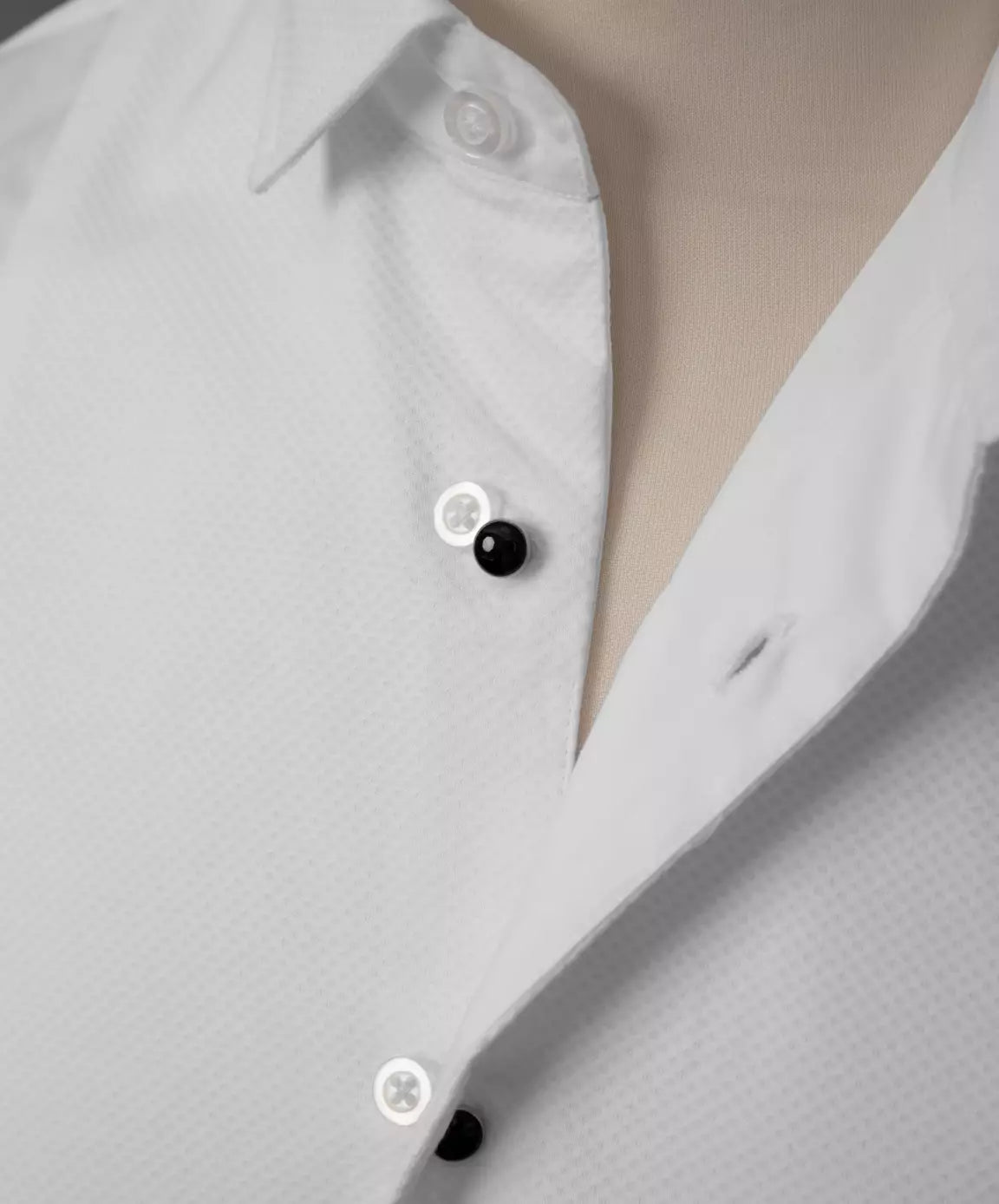 L.A. Smith Marcella Standard Collar Modern Fit Dress Shirt for Men | Premium Business & Formal Wear | Perfect for Office, Weddings & Special Occasions