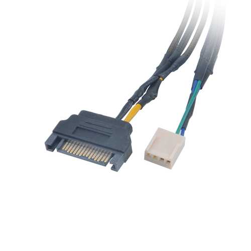 Akasa AK CBFA07 45 FLEXA FP5S PWM Fan Splitter Cable Hub - Connect & Control 5 PWM Fans for PC Cooling - Perfect for Gaming Rigs, Workstations & Custom PC Builds