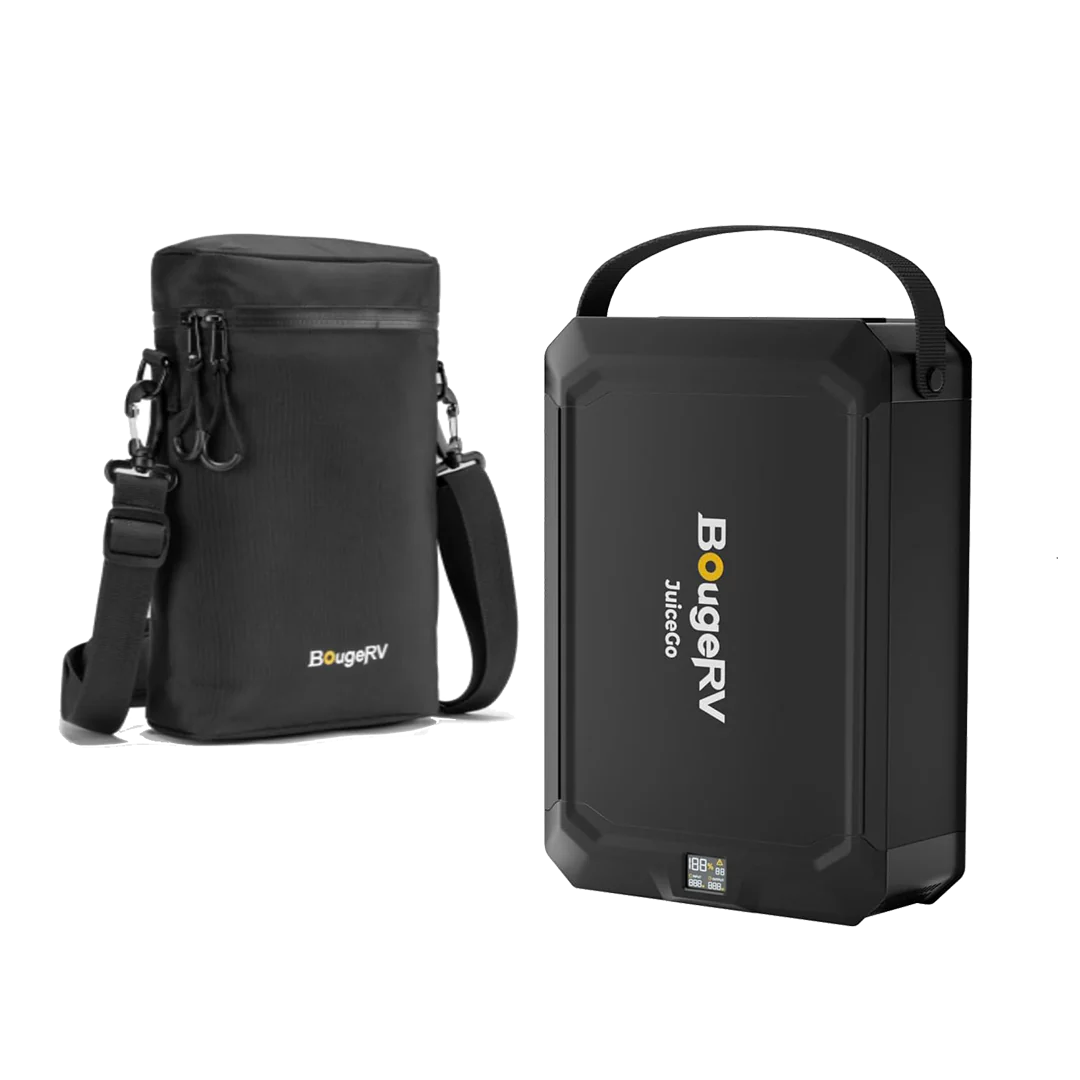 BougeRV JuiceGo 240Wh Portable Power Station with Carrying Bag - Compact Solar Generator for Camping, Outdoor Adventures & Emergency Backup Power