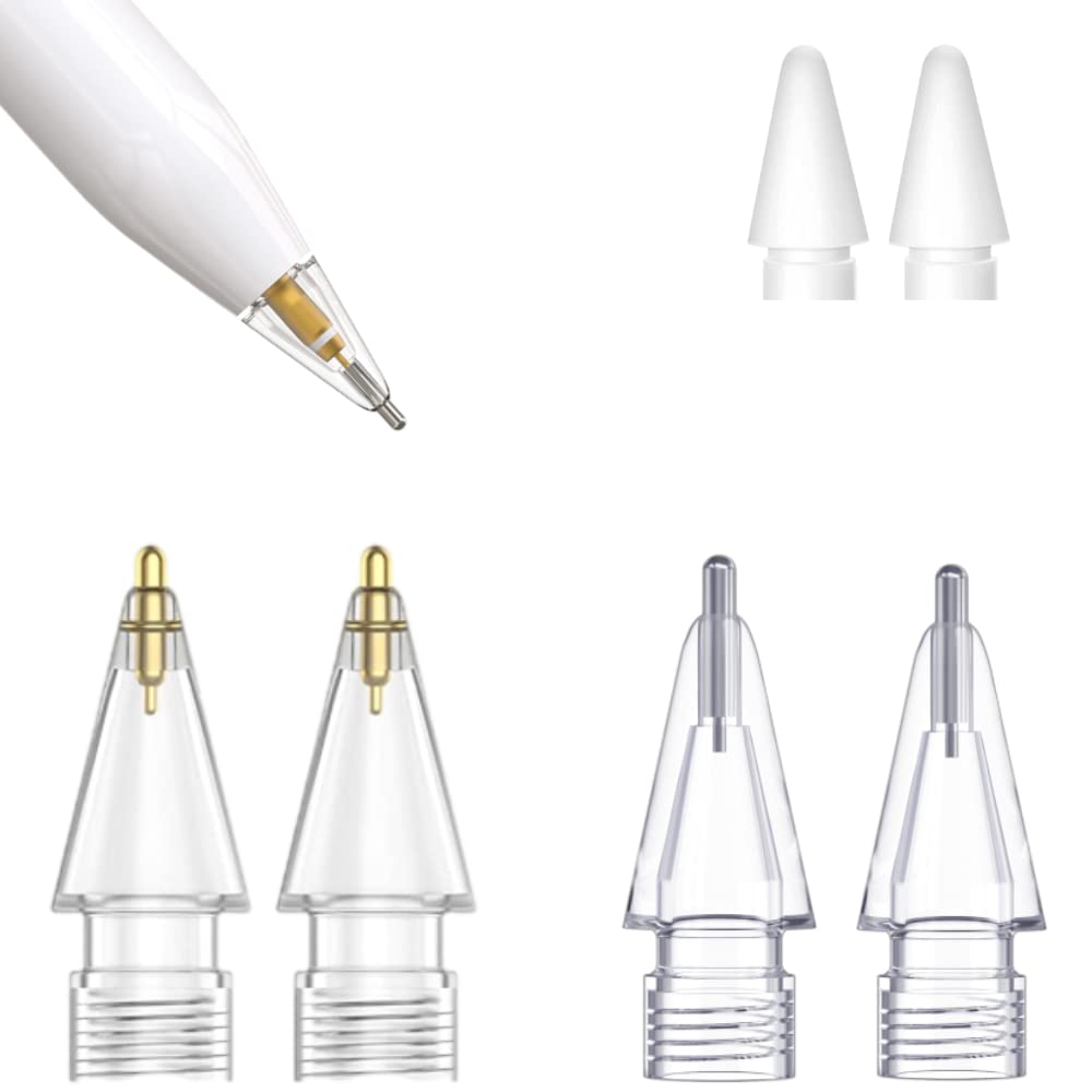 Upgraded Apple Pencil Tips for iPad Pro 1st/2nd Gen - Precise Control for Drawing & Writing