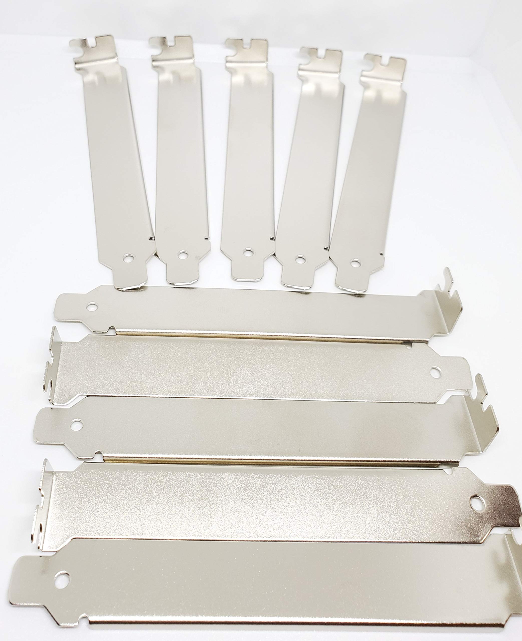 25-Pack Stainless Steel PC Back Slot Covers - Blank PCI Brackets for Computer Cases - Perfect for PC Builds, Server Racks & Electronics Enclosures