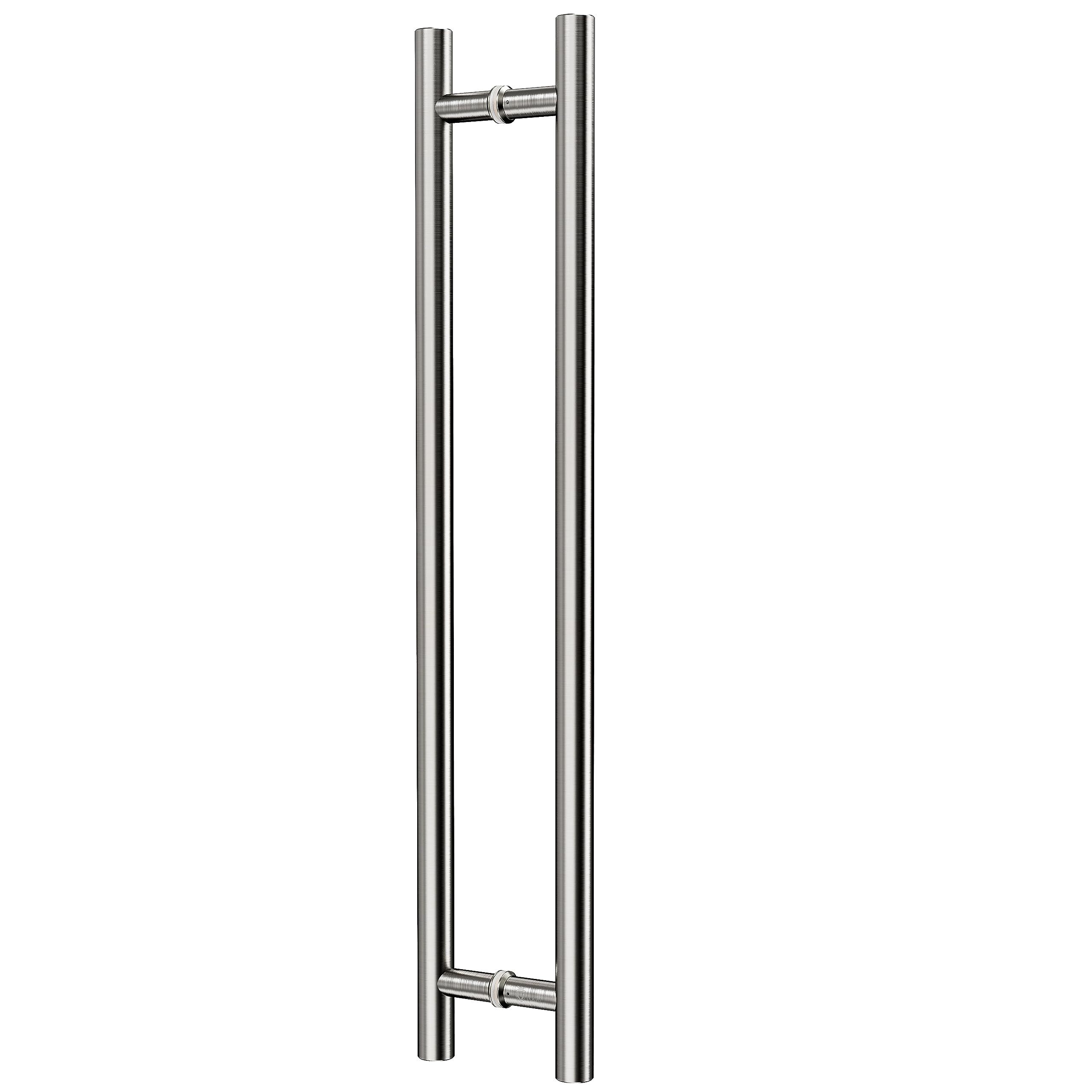 TOGU TG-6012 60-Inch Heavy-Duty Commercial Grade 304 Stainless Steel Push Pull Door Handle - Barn Door Pull & Glass Pulls - Brushed Stainless Steel Finish - Perfect for Barn Doors, Glass Doors & Commercial Entrances