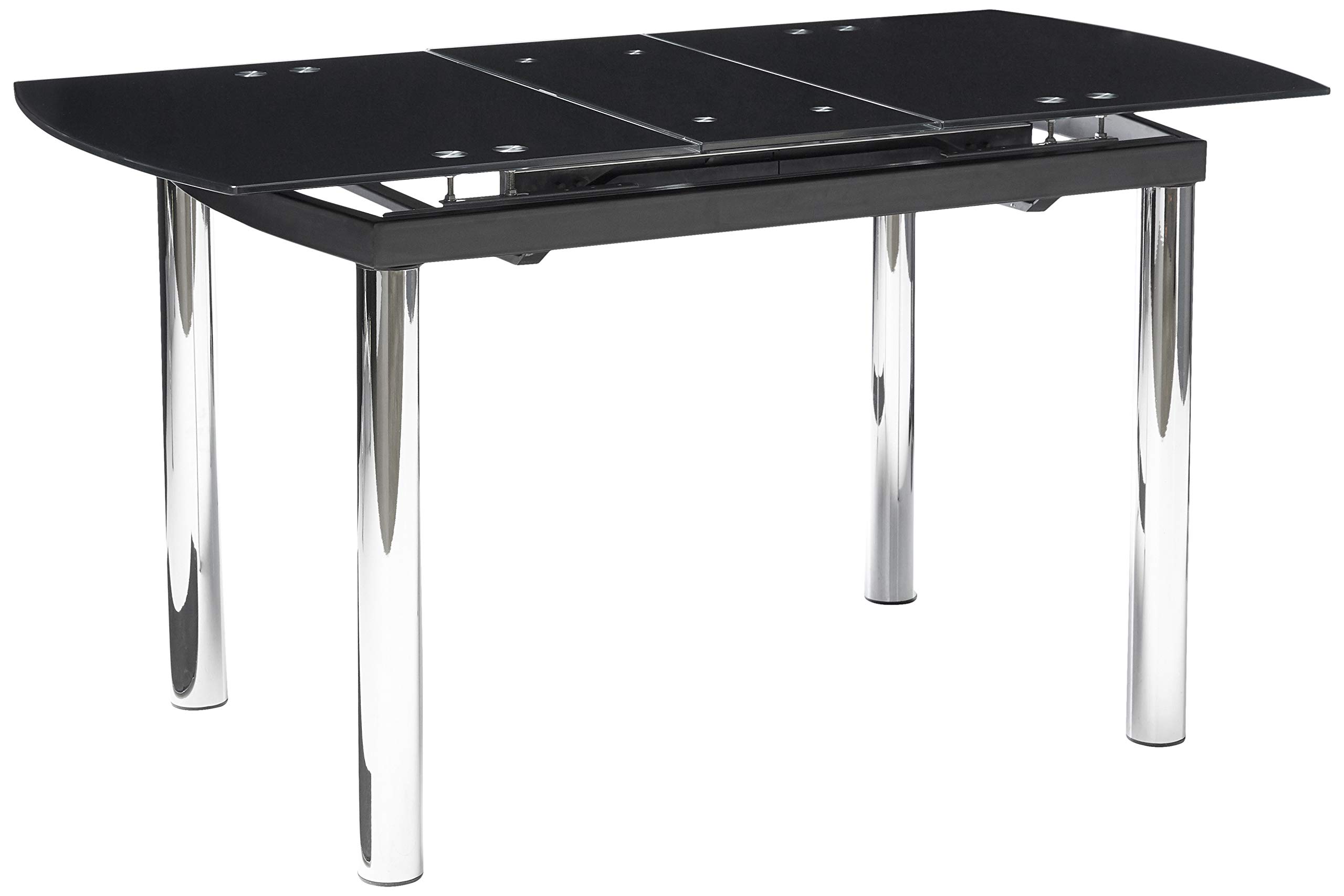 Modern Black Dining Table Set - Elegant & Durable for Kitchen, Dining Room, Restaurant | Global Furniture Home Decor for Family Gatherings & Dinner Parties