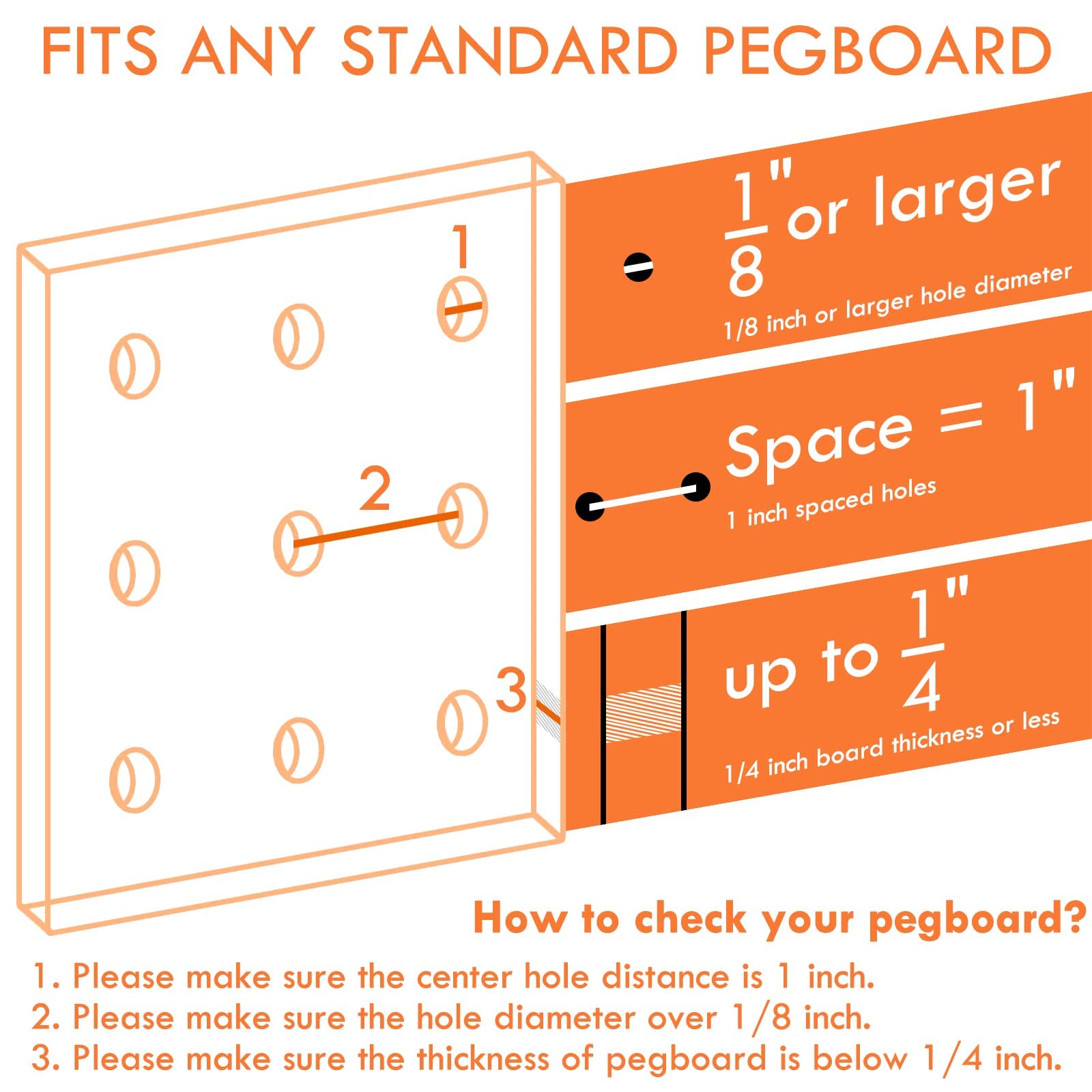 G.CORE Large Pegboard Storage Bins 6-Pack with Hooks - Square Pegboard Cup Holders for Garage, Workshop, Craft Room, Office & Kitchen Organization (Green) - Perfect for Tools, Craft Supplies & Home Organization