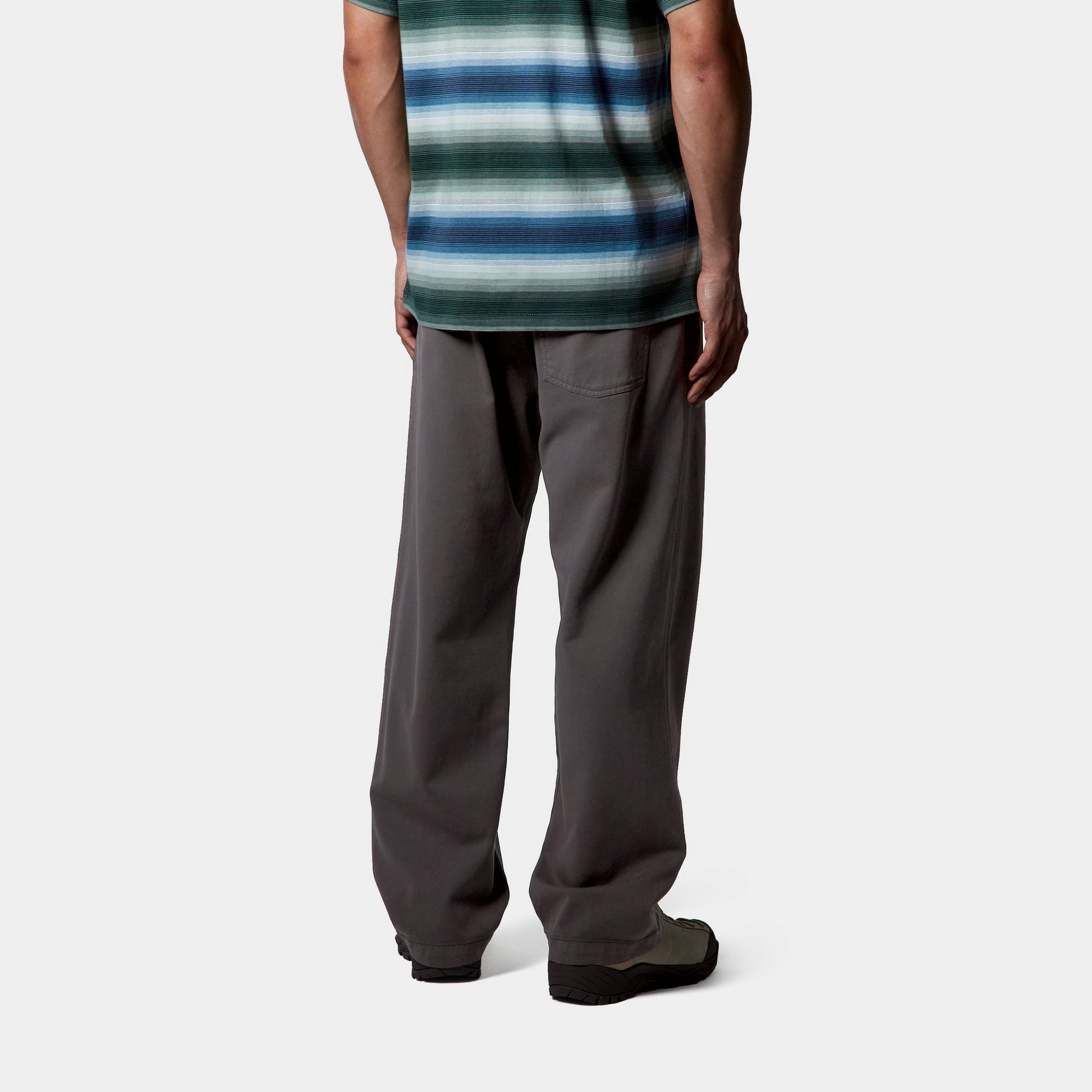 Floyde Men's Casual Pants - Graphite Garment Dyed Slim Fit Chinos for Work, Travel & Everyday Wear
