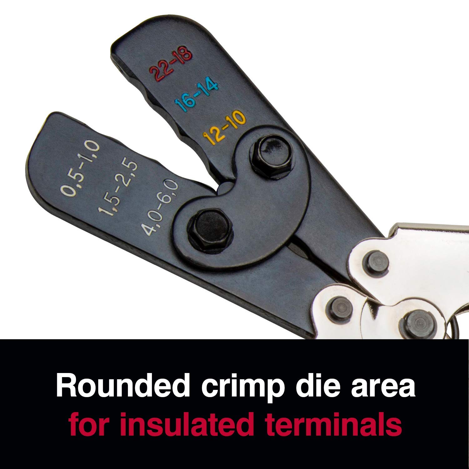 Professional Ratcheting Wire Crimper Tool - Master Appliance Pro Crimping Pliers for Electric & Heat Shrink Connectors (Model 35084) - Perfect for Electrical Wiring, DIY Projects & Automotive Repairs