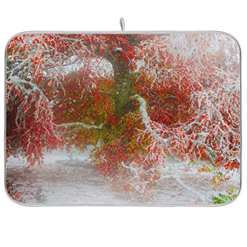 Oil Painting Tree Red#1
