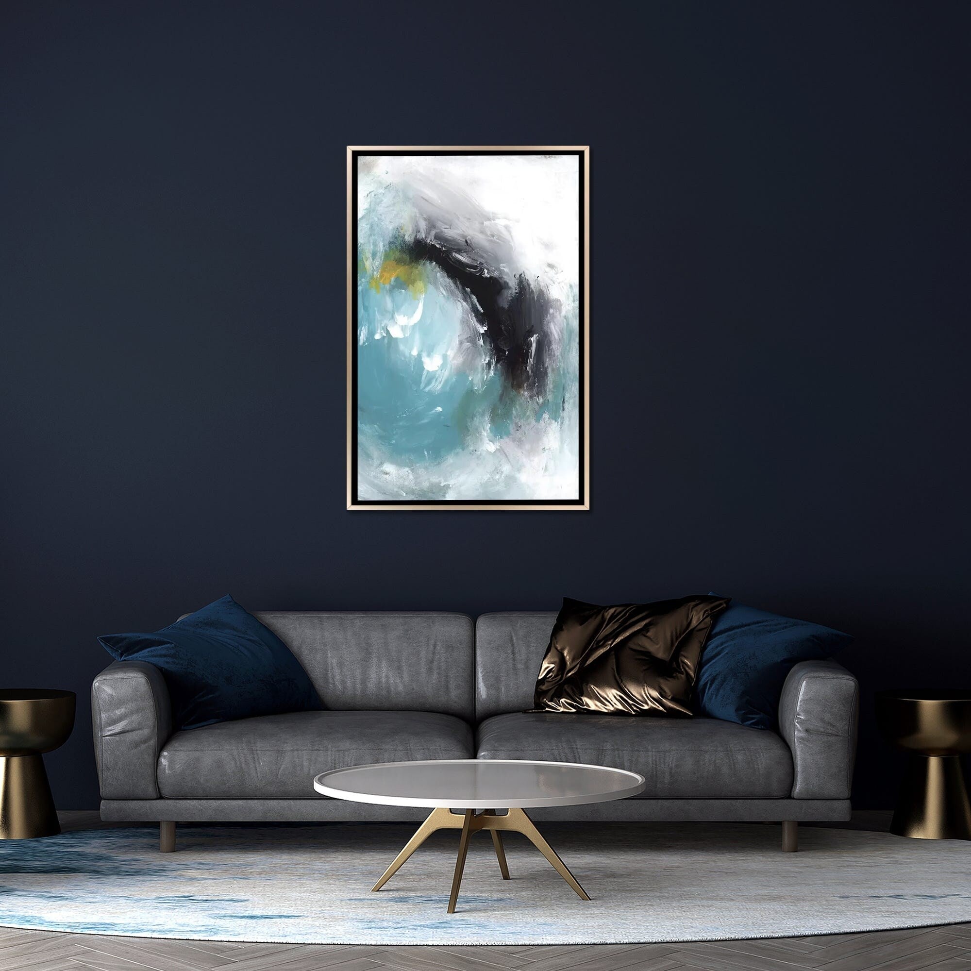 PI Studio Aquamarine I Framed Art Print - Elegant Wall Decor for Living Room, Bedroom & Office