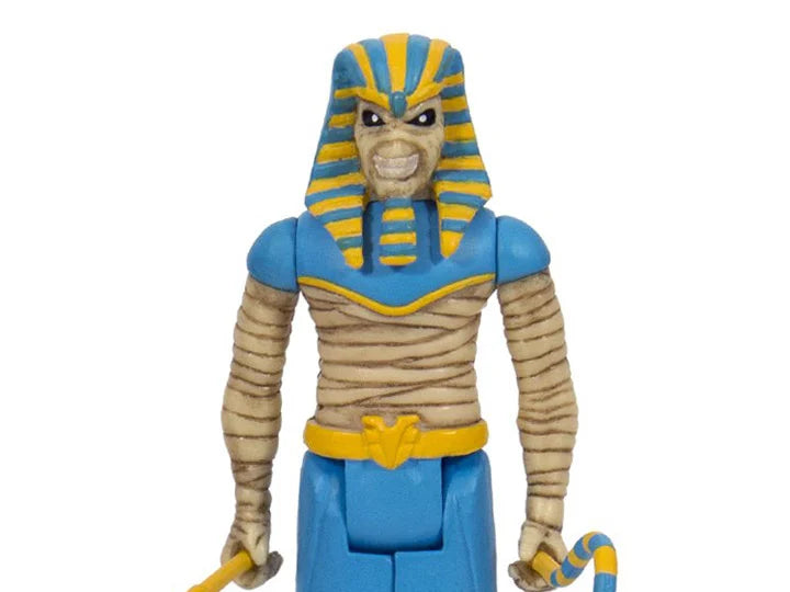 Iron Maiden Powerslave ReAction Eddie Figure - Vintage Rock Band Collectible for Fans & Music Lovers - Perfect for Display, Gifts & Rock Memorabilia Collections