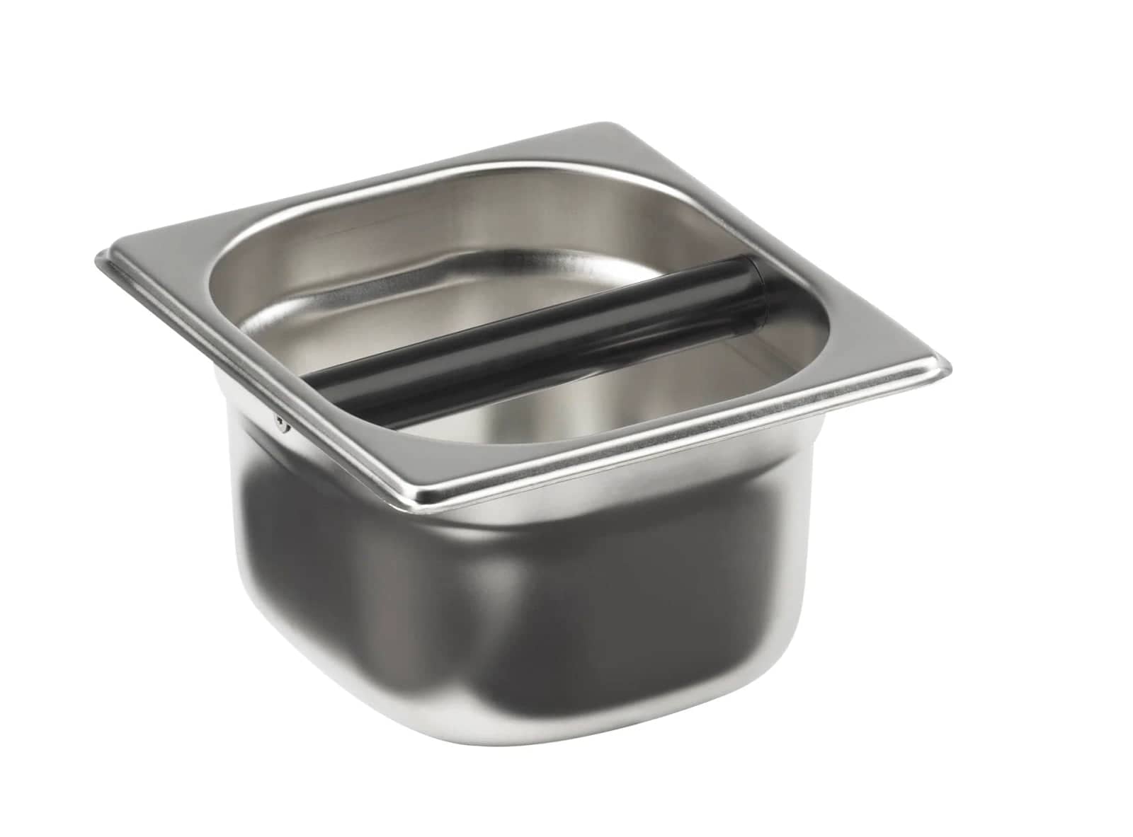 Joe Frex Countertop Tamper Box - Durable Stainless Steel Coffee Tamper for Espresso Machine, Perfect Barista Tool for Home & Commercial Use - Ideal for Coffee Shops, Cafes and Kitchen Countertops