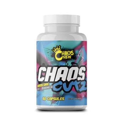 Chaos Crew Chaos Cutz 60 Caps - Premium Supplement for Focus & Energy - Perfect for Gamers, Students & Professionals