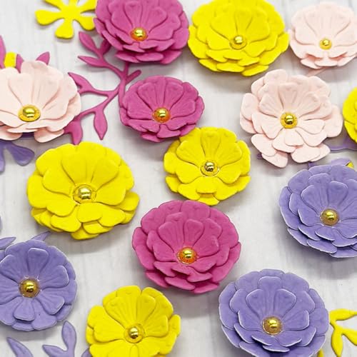 Zinnia Flower Plate