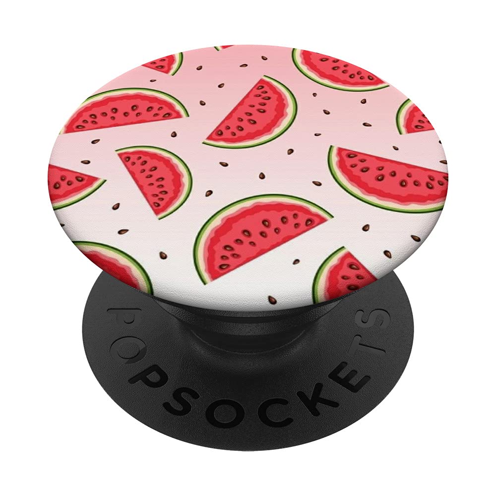 Watermelon-Themed PopSockets Swappable PopGrip - Summer Fruit Design for Watermelon Lovers - Perfect for Phones, Tablets & Laptops