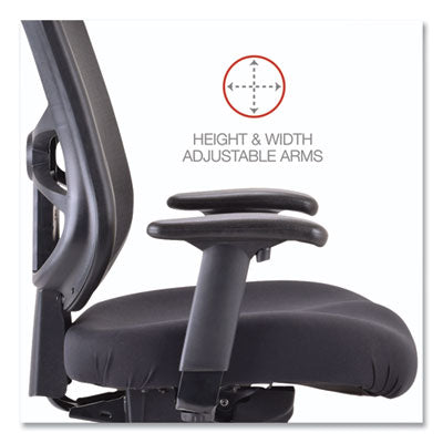 Alera Elusion Series Mesh Mid Back Swivel Tilt Office Chair - Ergonomic Adjustable Computer Desk Chair for Home & Office Workspace