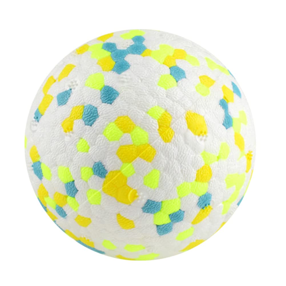 1pc Elastic Dog Chew Ball Toy - Teeth Cleaning & Training Plaything for Puppies - Interactive Pet Ball for Playtime, Exercise, and Dental Health