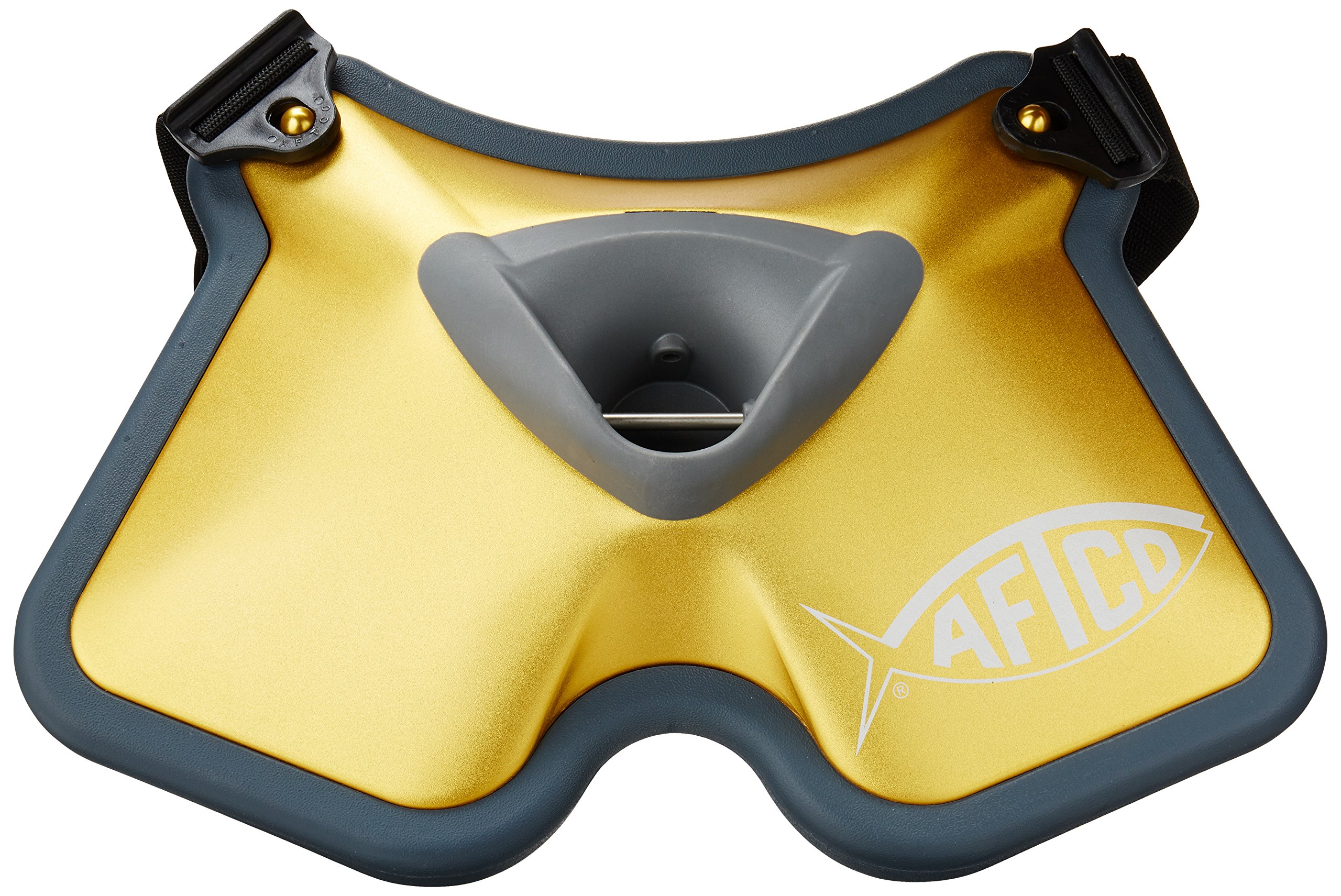 AFTCO Unisex Adult Waist Fishing Belt - Gold AFB-1 Clarion (Large) - Durable & Adjustable for Saltwater & Freshwater Fishing | Perfect for Anglers & Outdoor Enthusiasts