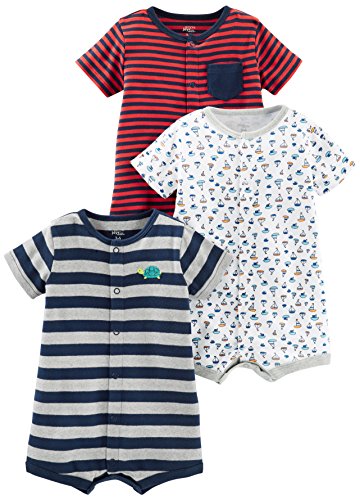 Grey Stripe/Red Mini Stripe/White Sailboats
