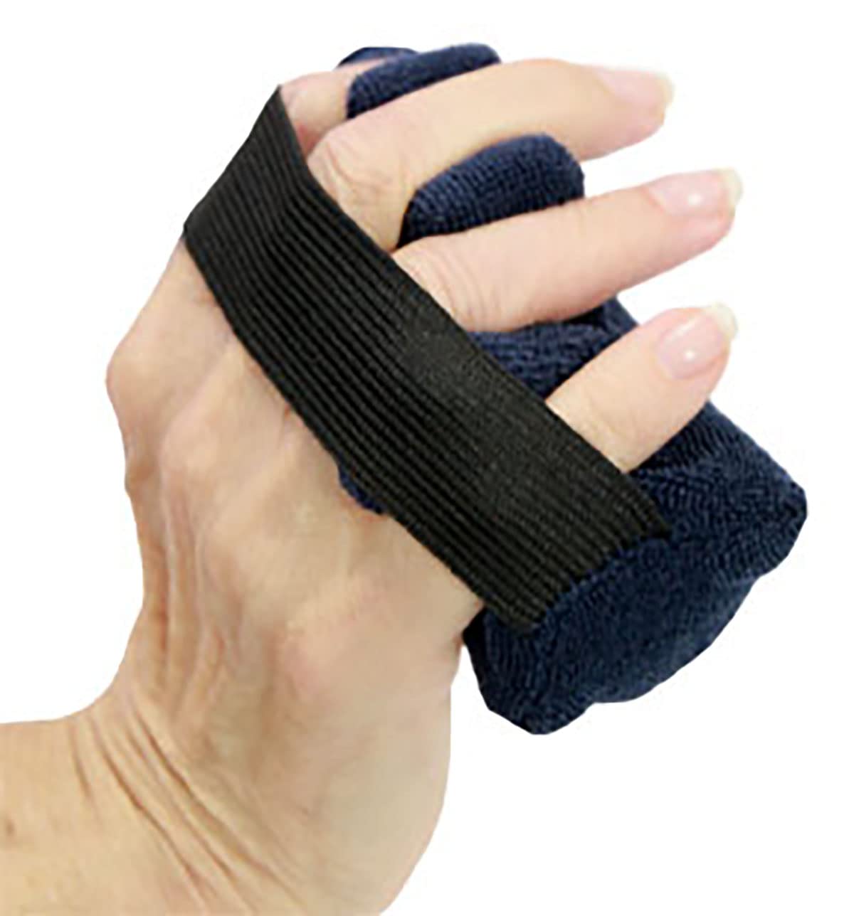 Hand Finger Contracture Cushion for Adults - Large Size Blue Comfort Support - Ideal for Arthritis, Stroke Recovery & Hand Rehabilitation Therapy
