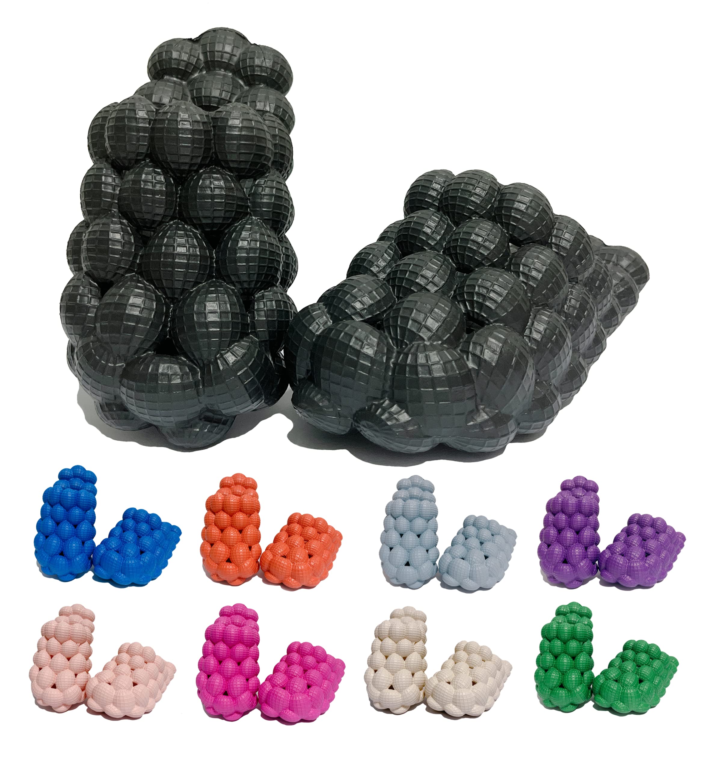 Reflexology Massage Slippers for Men & Women - Anti-Slip Lychee Bubble House Slippers with Comfortable Arch Support - Perfect for Relaxation, Spa, Home & Office Use