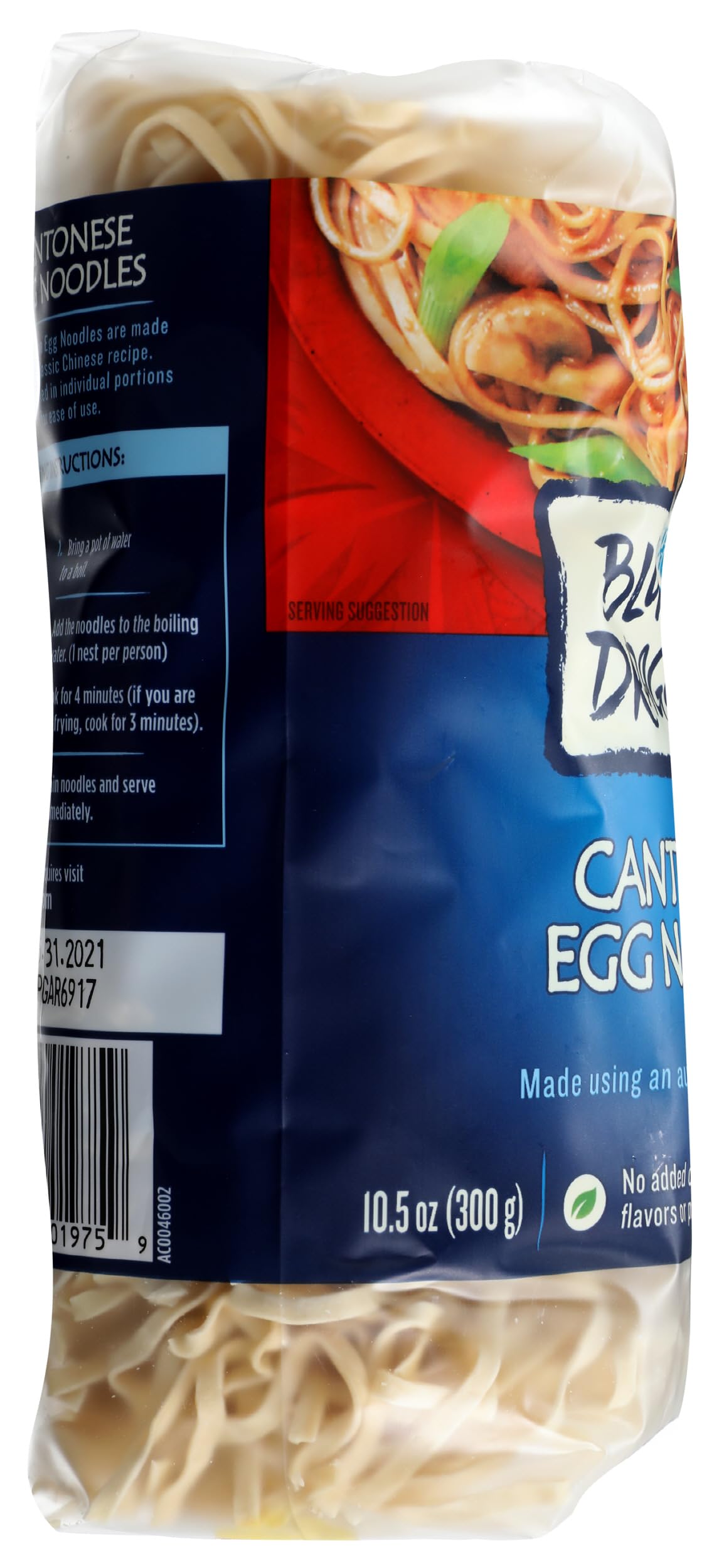 Premium Blue Dragon Cantonese Medium Egg Noodle Nests (10.58 Oz) - Authentic Asian Noodles for Stir Fry, Soup & Quick Meals