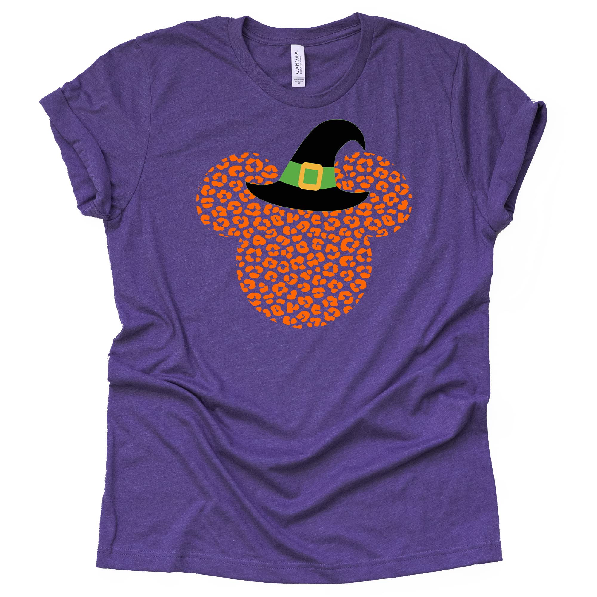 Leopard Print Minnie Mouse T-Shirt | Cheetah & Animal Kingdom Safari Shirt | Casual Short Sleeve Top for Women | Perfect for Disney Trips, Zoo Visits & Safari Adventures
