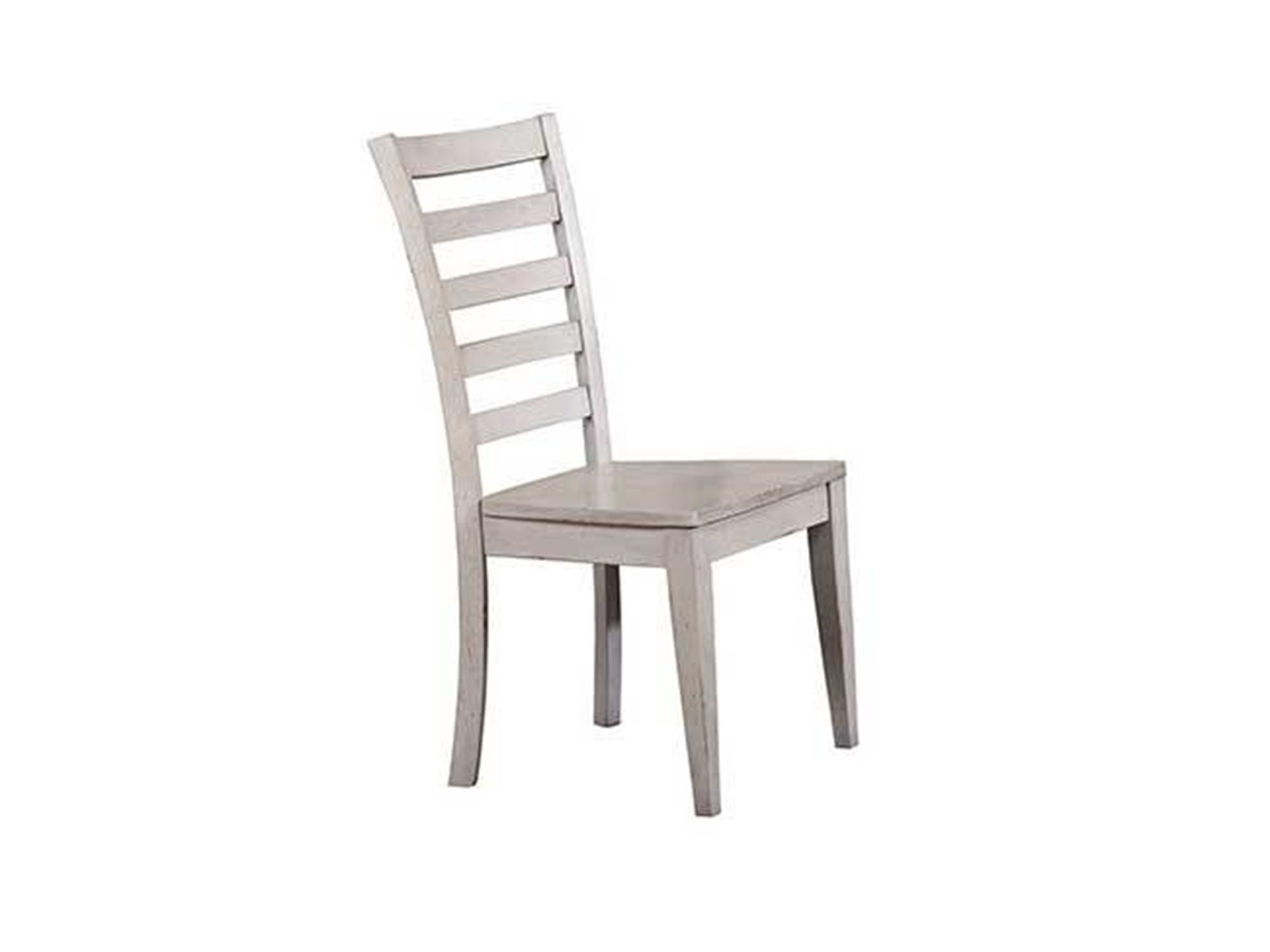 Sturdy Ladderback Side Chair - Solid Wood Dining Chair for Kitchen, Dining Room & Office - Comfortable & Durable for Everyday Use