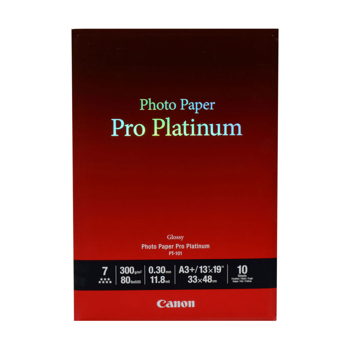 Canon Pro Platinum 13x19 Photo Paper - 10 Sheets Pack - Premium Matte Finish for Professional Photography & Art Prints - Ideal for Home, Office & Studio Use