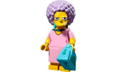 The Simpsons Series 2 LEGO Minifigure Patty - Collectible Building Toy for Fans, Display & Play - Perfect for Gifts, Collections & Themed Parties