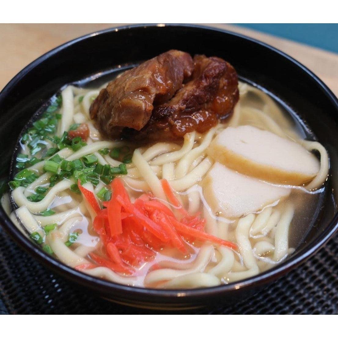 Authentic Nanpudo Okinawa Soba Japanese Instant Noodles - 2 Servings Pack - Quick & Easy Japanese Meal for Home, Office or Travel