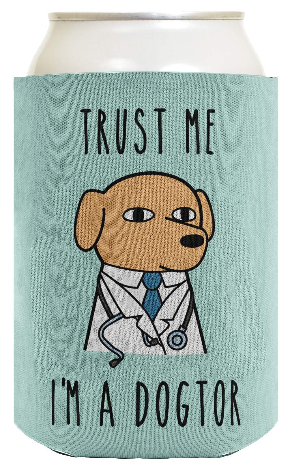 Funny Vet Gifts - 'Trust Me I'm a Dogtor' Veterinarian Gag Gifts (96-Pack Can Coolers) - Perfect for Vet Appreciation, White Elephant Parties & Animal Lovers