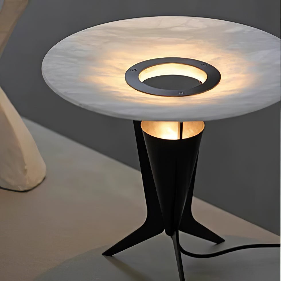 Modern Aragon Table Lamp - Adjustable LED Desk Light for Home Office, Bedroom & Living Room - Stylish Nightstand Lamp with Dimmable Warm White Light for Reading & Relaxation