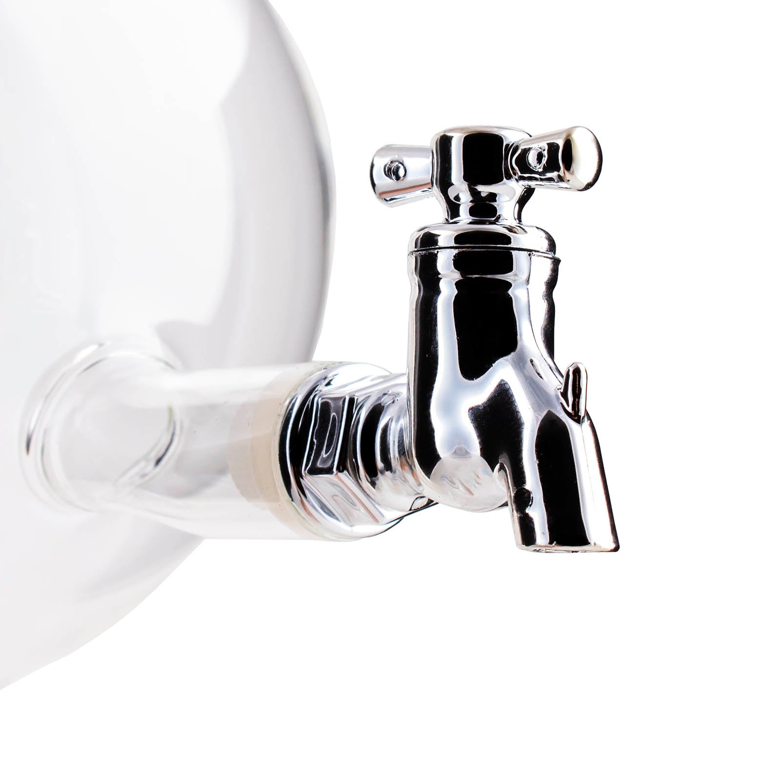 BarConic® 2-Spout Absinthe Fountain - Premium Glass Globe for Traditional Absinthe Dripping - Perfect for Home Bars, Cocktail Parties & French Rituals