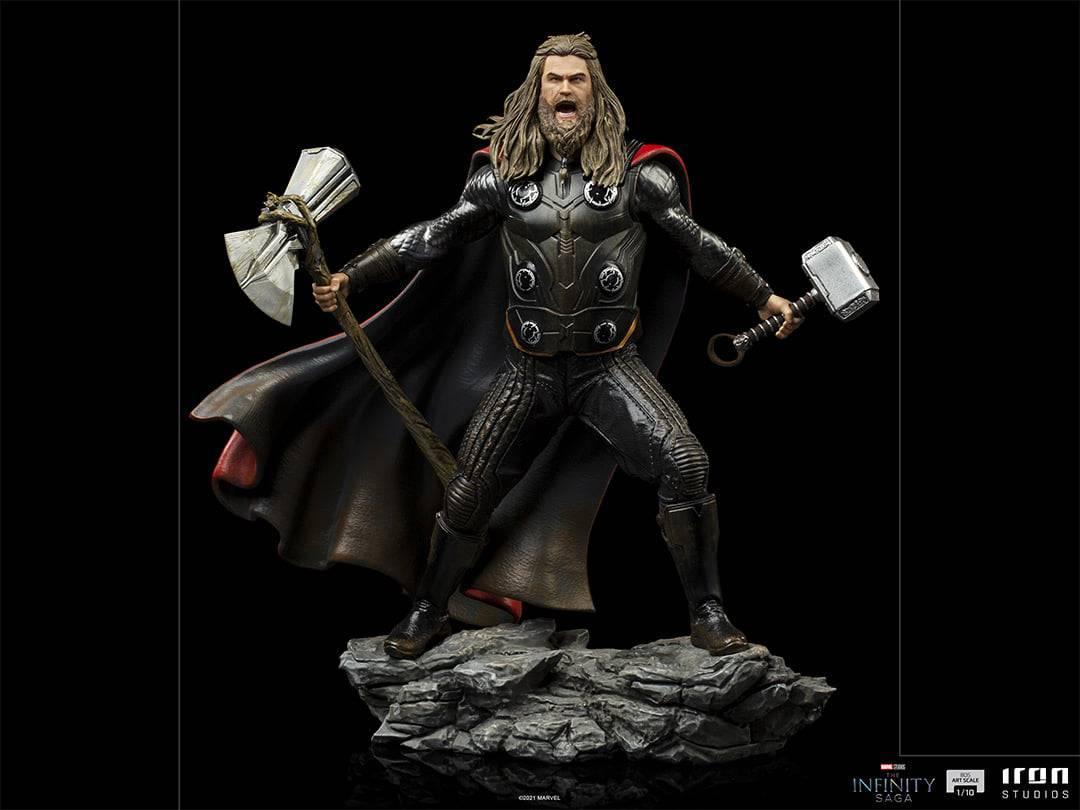 Iron Studios The Infinity Saga Thor Ultimate BDS Art Scale 1/10 Statue - Marvel Collectible Figure for Display & Home Decor
