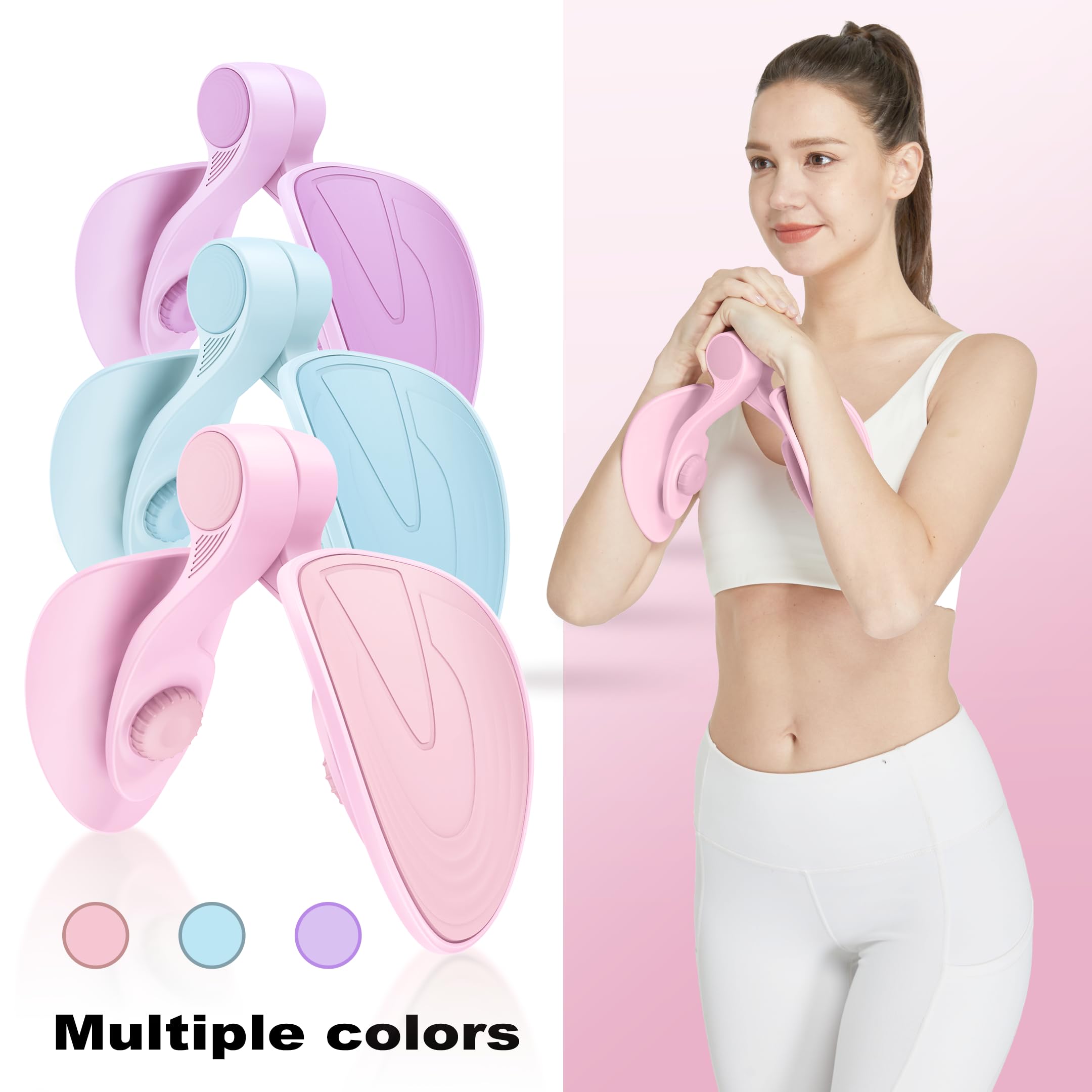 Thigh Master - Home Gym Thigh & Hip Strengthener for Women & Men - Leg, Butt & Arm Toner Equipment - Perfect for Squats, Yoga & Fitness Training