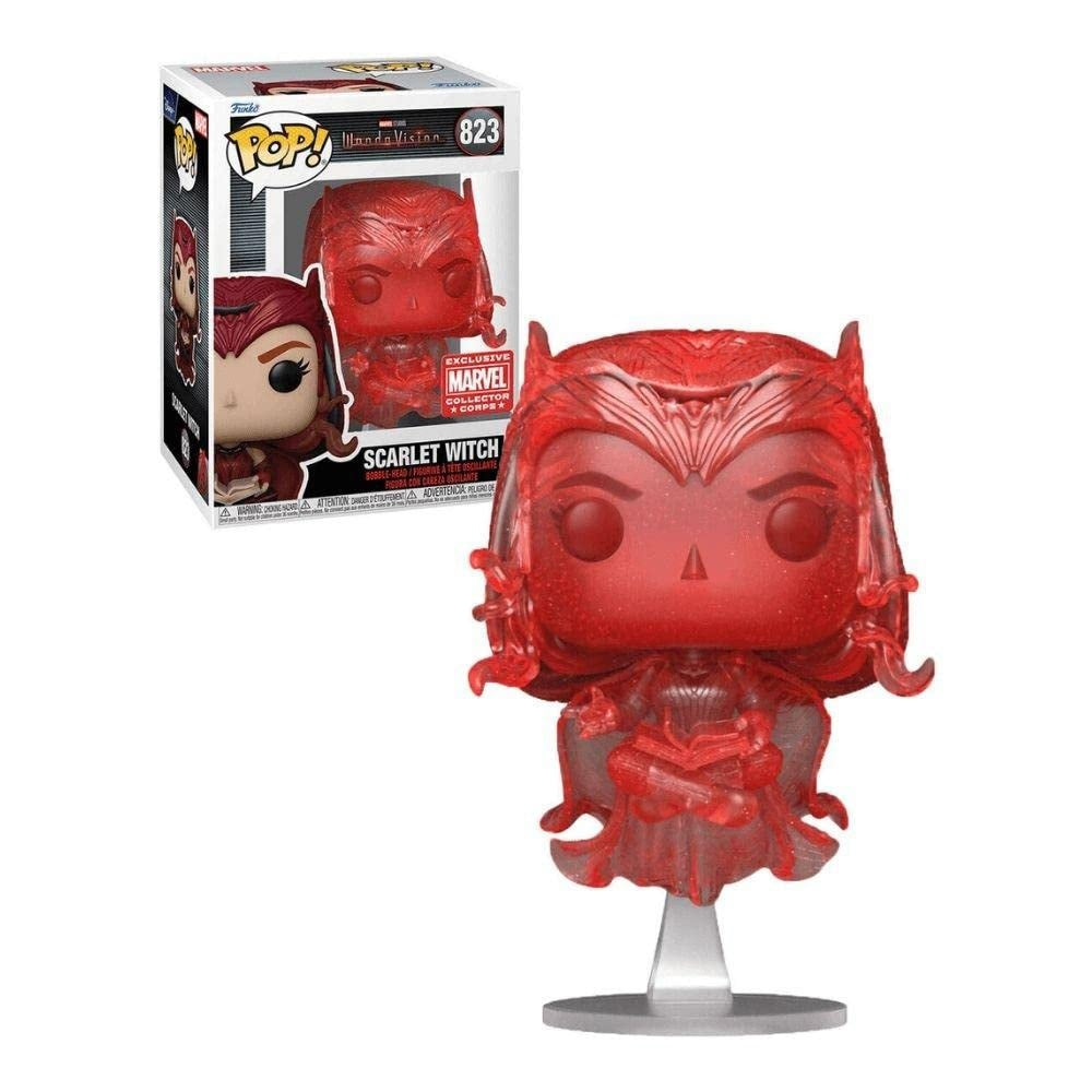 Funko Pop! Marvel WandaVision Collection - Wanda Maximoff & Vision Action Figures for Marvel Fans & Collectors - Perfect for Display, Gifts, and Home Decor