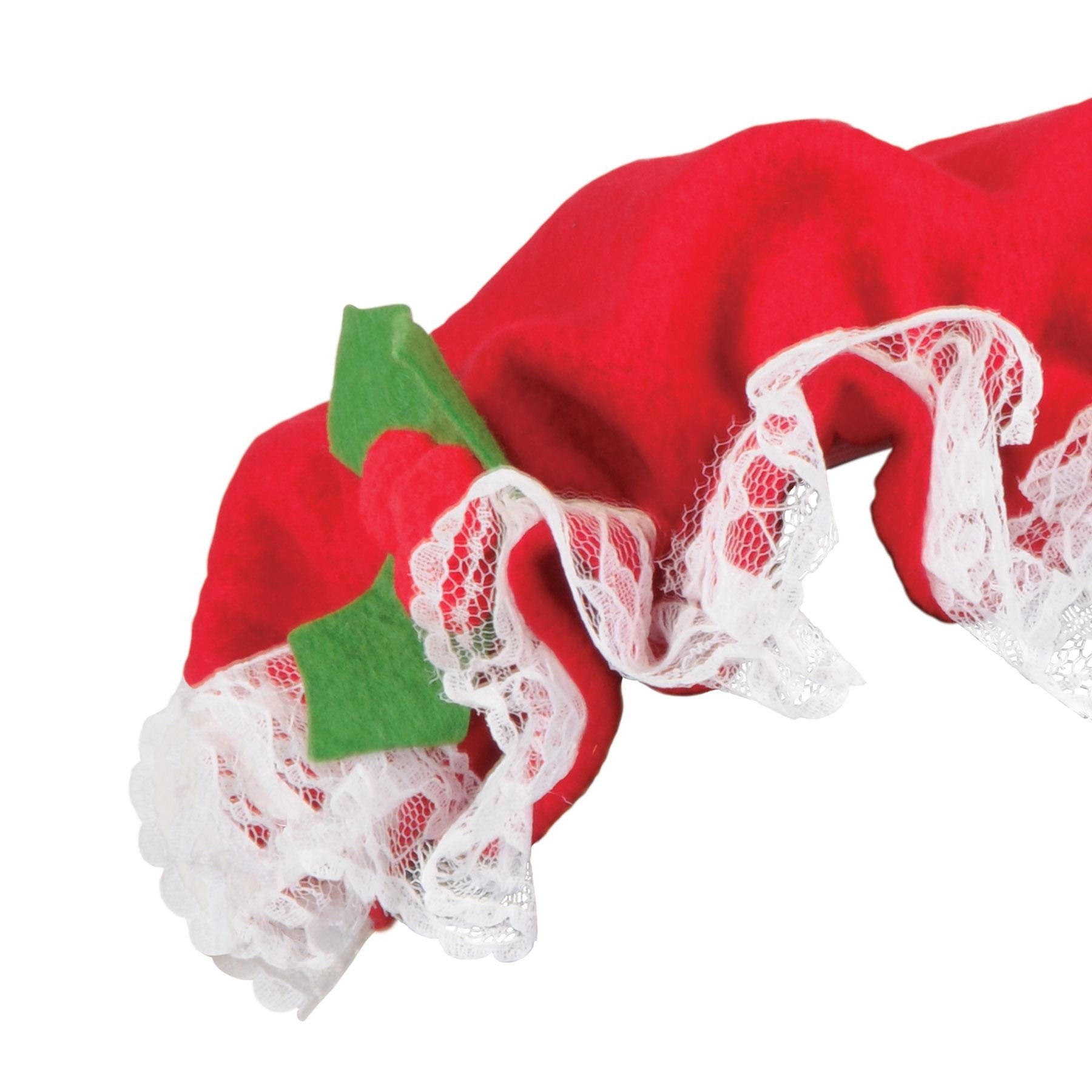 12 Pack Beistle Christmas Mrs Claus Hat - Festive Santa Hats for Holiday Parties, Costumes & Christmas Decorations