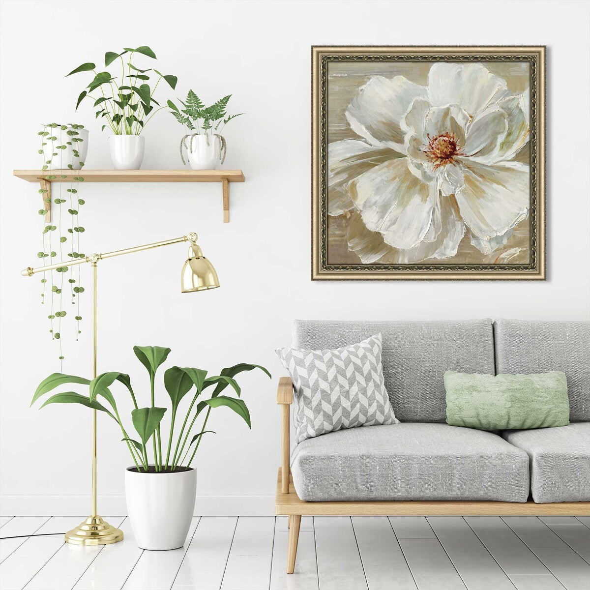 Bloomin' Beauty Floral Print Acrylic Wall Art - Elegant Home Decor for Living Room, Bedroom & Office