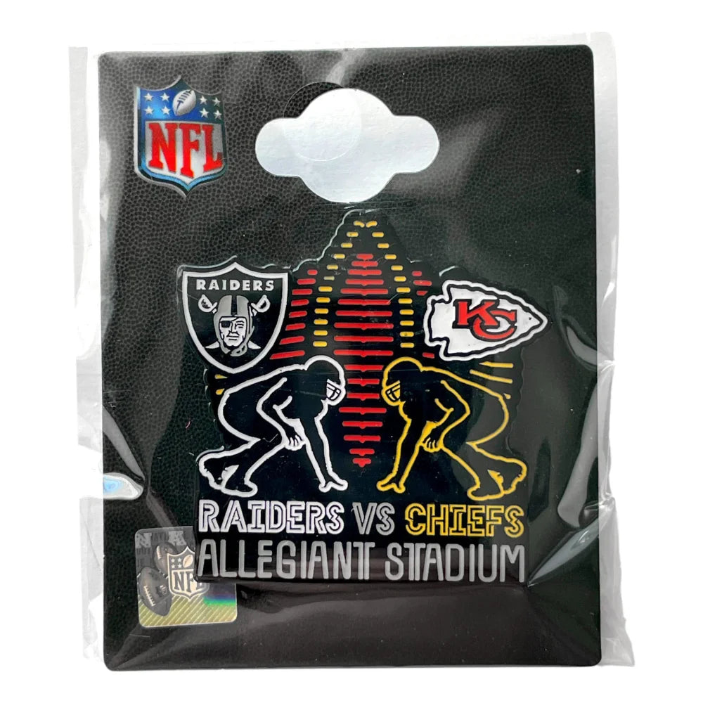 Las Vegas Raiders 2020 Inaugural Season Limited Edition Game Day Pin vs Kansas City Chiefs - Football Fan Collectible for Home Display & Tailgating Parties