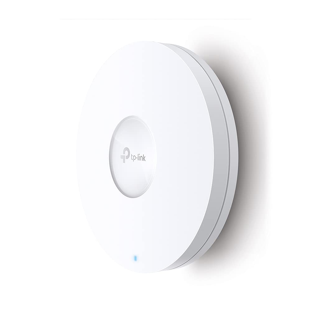 TP-Link EAP670 AX5400 Dual Band WiFi 6 Ceiling Mount Access Point | Omada Mesh WiFi System | PoE+ Powered (802.3at) | Wall/Ceiling Installation | Free Controller Software | for Home Office, Business & Large Area Coverage