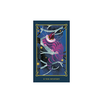 Alice in Wonderland Tiny Tarot Deck with Guidebook - Mini Tarot Cards for Divination, Gift & Travel | Perfect for Beginners, Collectors & Fantasy Lovers