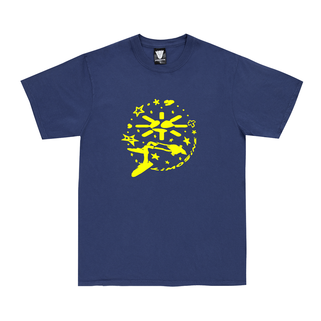 Limosine Solar Sucker Tee - True Blue Color | UV Protection & Breathable Fabric for Outdoor Activities, Beach & Summer Wear