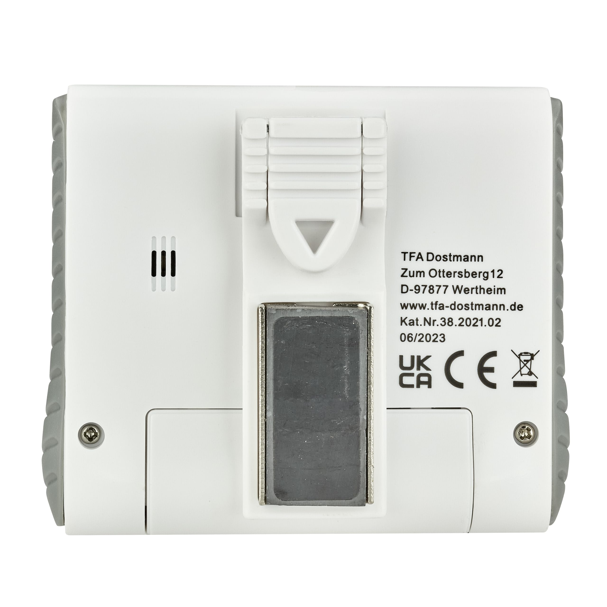 TFA 38.2021 Digital Timer with Stopwatch - White | Countdown & Alarm Function for Kitchen, Gym, Classroom, and Office Use