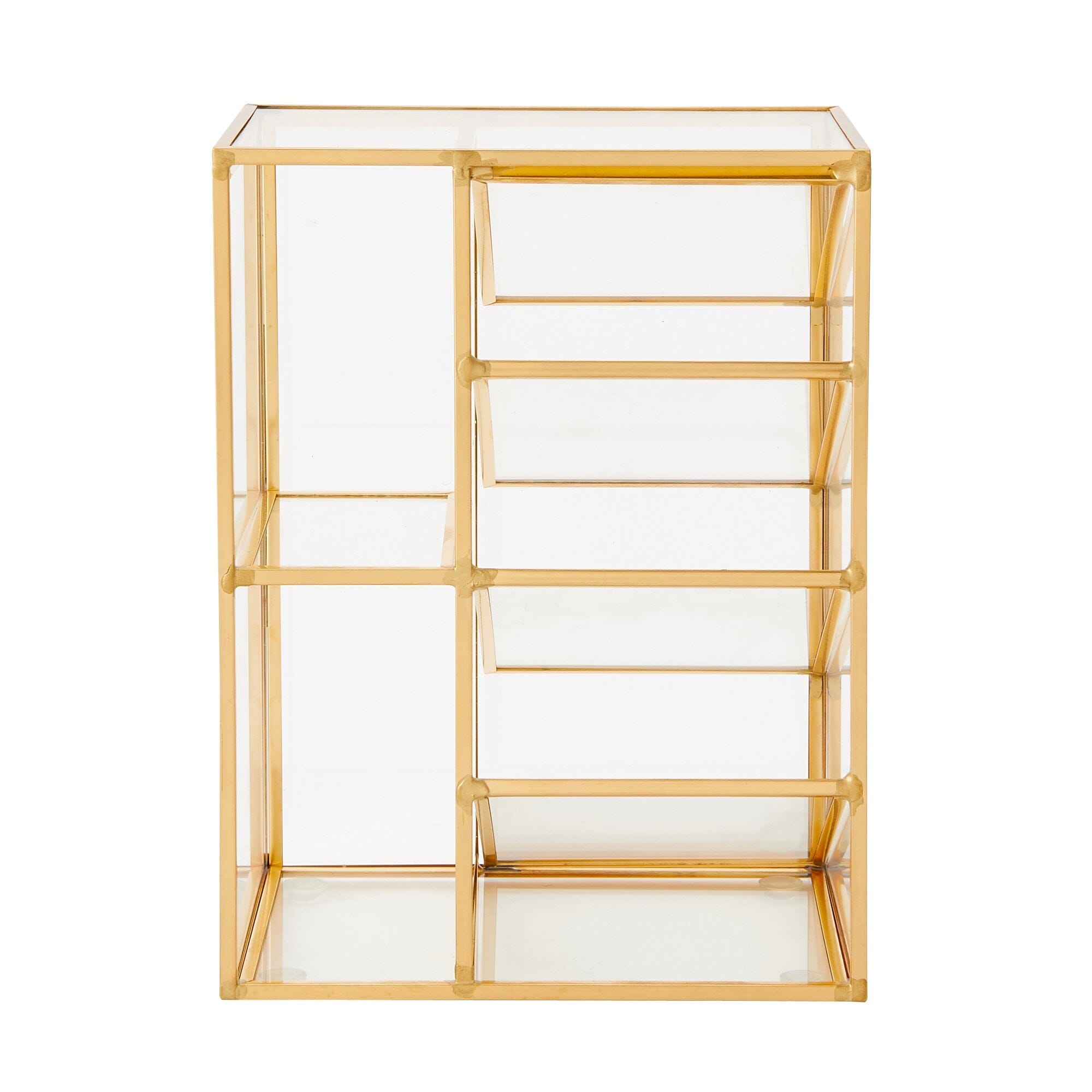 Acrylic Makeup Brush Organizer Holder - Clear Cosmetic Brush Storage for Vanity, Bathroom & Travel - Perfect for Makeup Artists & Beauty Enthusiasts