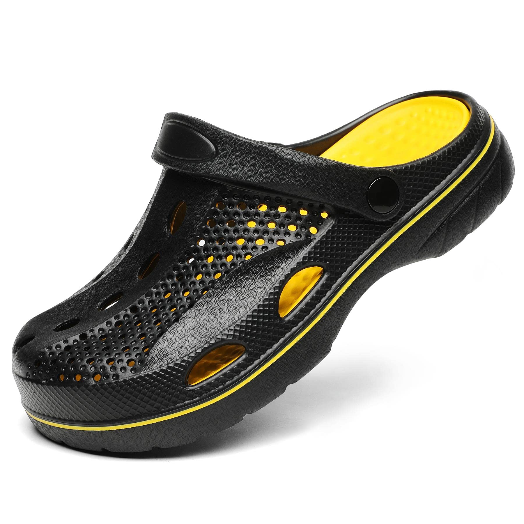 **SOSOWHLTE Arch Support Clogs for Men & Women – Slip-On Garden Shoes with Removable Cushion Insole – Comfortable Outdoor Beach Slippers for Walking, Gardening & Relaxation**