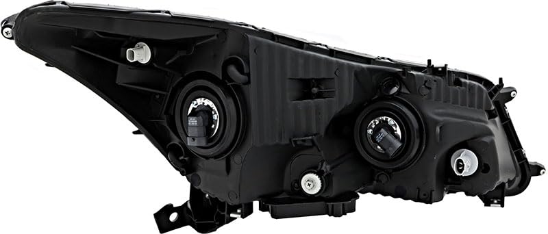 Honda Accord Sedan Headlight Assembly Replacement Kit - Compatible with 2008-2012 Models (Driver & Passenger Side Halogen Lamps) | Perfect for Night Driving & Auto Restoration Projects