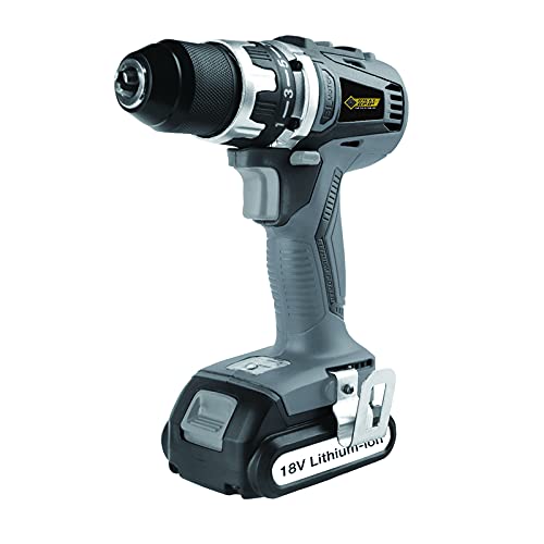 18V Brushless Cordless Drill Kit with 0.5 Inch Chuck - Powerful & Lightweight Electric Drill for Home DIY, Woodworking, and Construction Projects